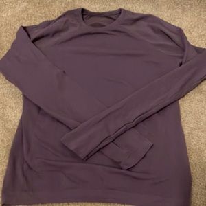 Girls XL (14) Athleta Purple Long Sleeve Shirt with Thumbholes